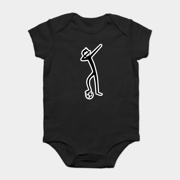 Dabbing Stick Figure - Soccer I